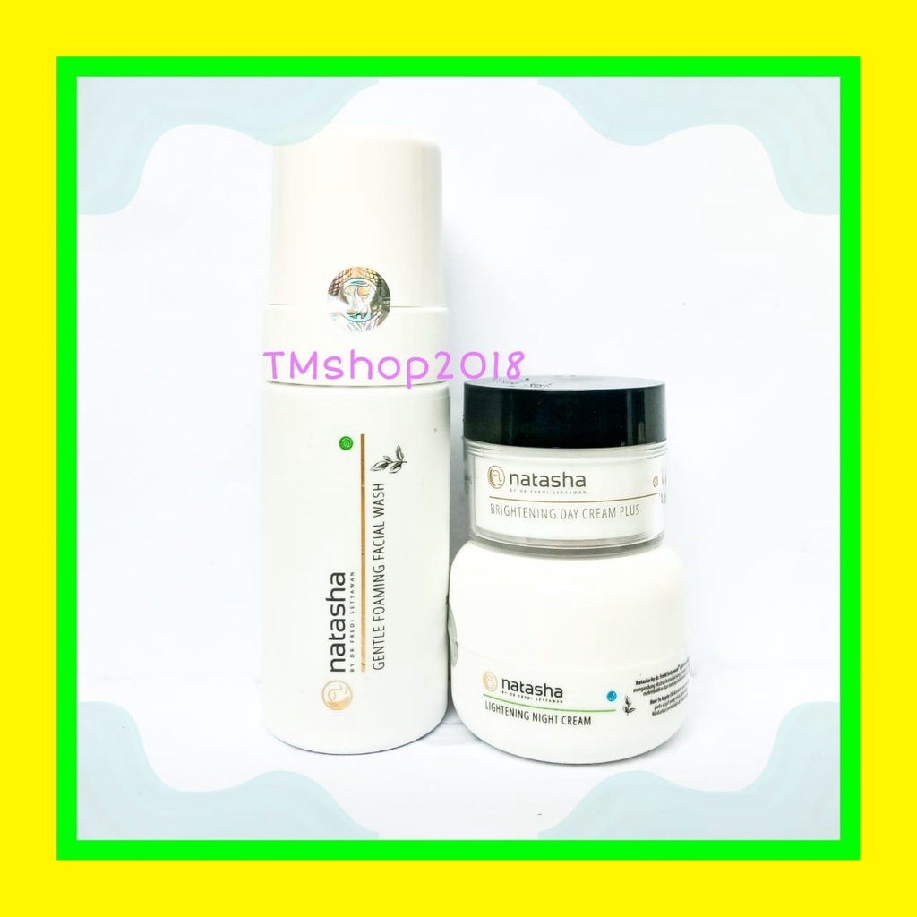 Natasha Skincare Paket Krim Pemutih Wajah Dr Fredi Setyawan Original Gentle Brightdayplus10gr Lnc Shopee Indonesia