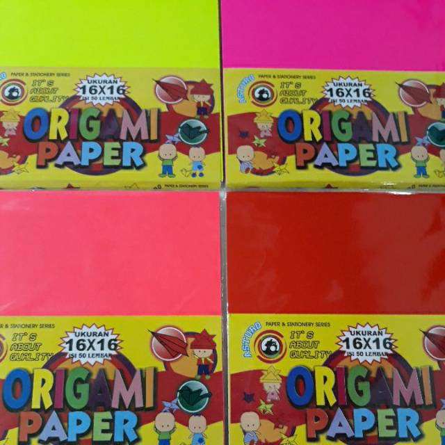 

Kertas lipat origami ASTURO 16cm x 16cm isi 50lembar