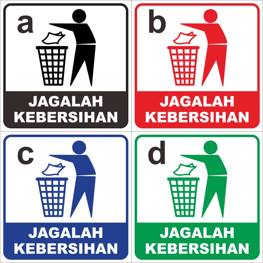

STIKER VYNIL JAGA KEBERSIHAN 20X20CM