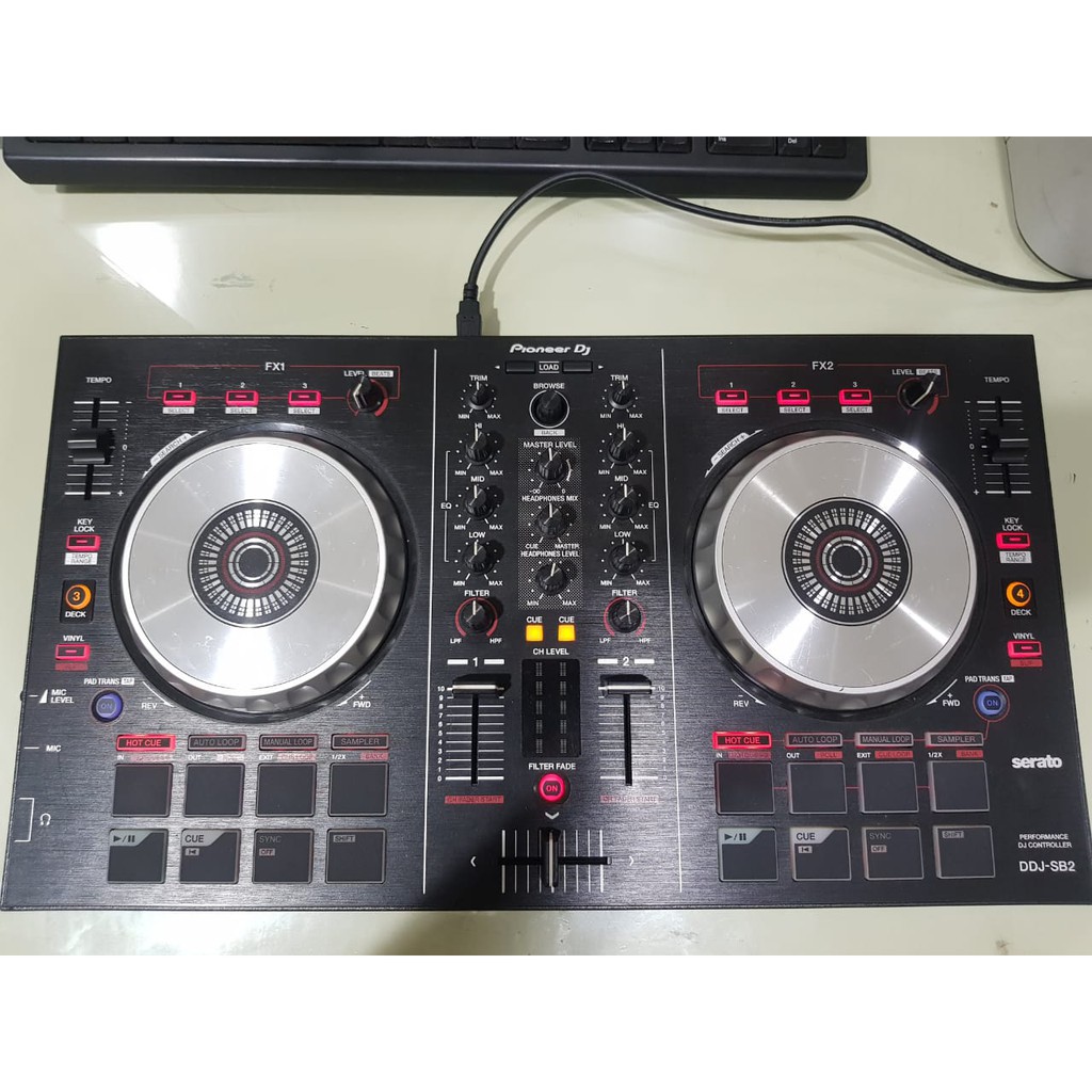 Alat Dj Pioneer Ddj Sb2 Lengkap Dus Dan Kitab Kitab Controller Dj Pioneer Sb 2 Shopee Indonesia