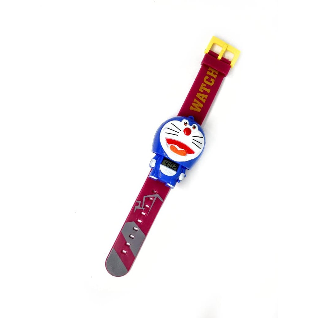 Limited! JAM TANGAN ANAK PENCET KARAKTER DORAEMON DIGITAL LEPAS PASANG MURAH