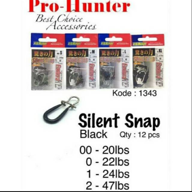 PRO HUNTER &quot;SILENT SNAP&quot; BLACK