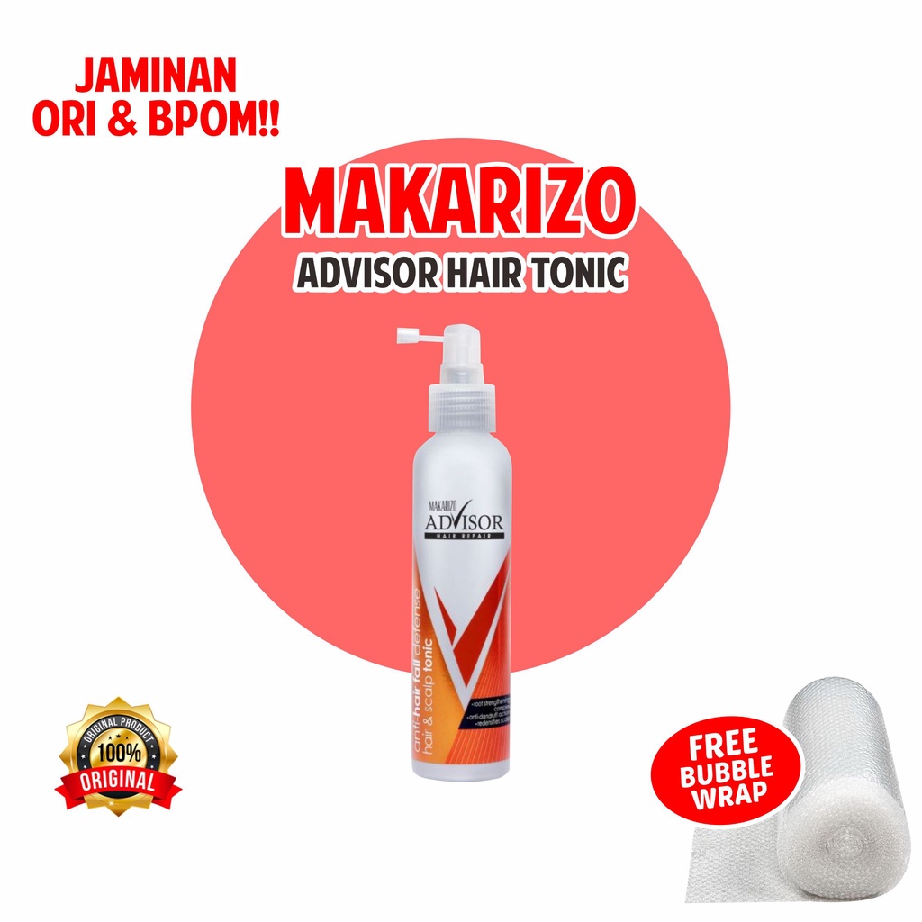 Makarizo Advisor Hair Scalp Halal BPOM Tonic Hair Repair Tube Mask