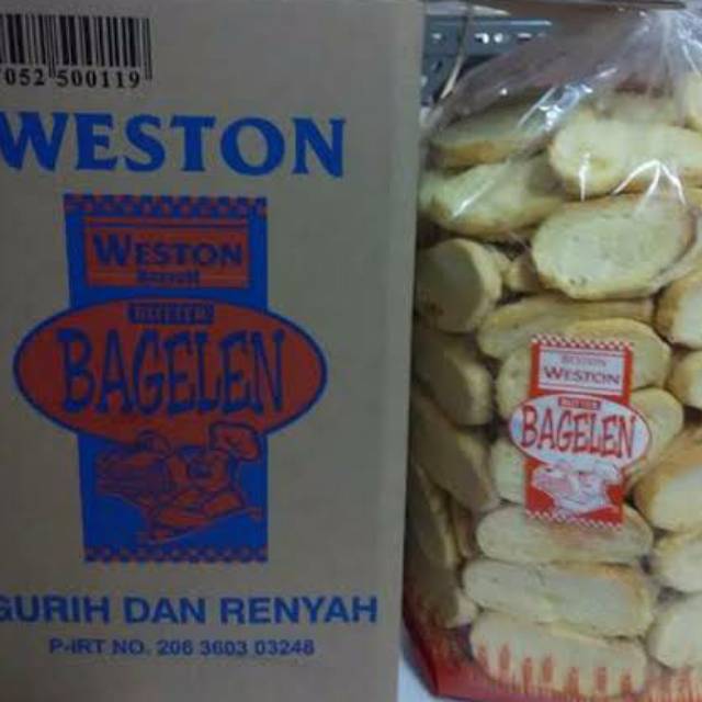 Bagelen Weston 250gr||Roti Kering cream keju