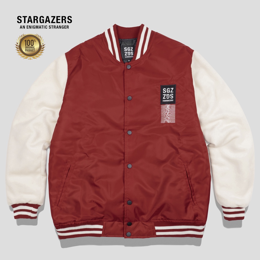 Stargazers Rage Varsity Jacket Red