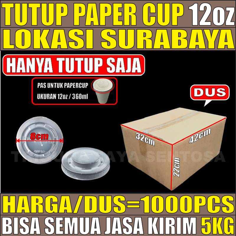 Tutup Paper cup 12oz Dus Semua Jasa Kirim Ekspedisi Hanya Lid Gelas Surabaya