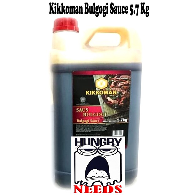 

KIKKOMAN BULGOGI SAUCE 5.7 KG SAUCE SAMBAL KECAP JEPANG SAUS BULGOGI