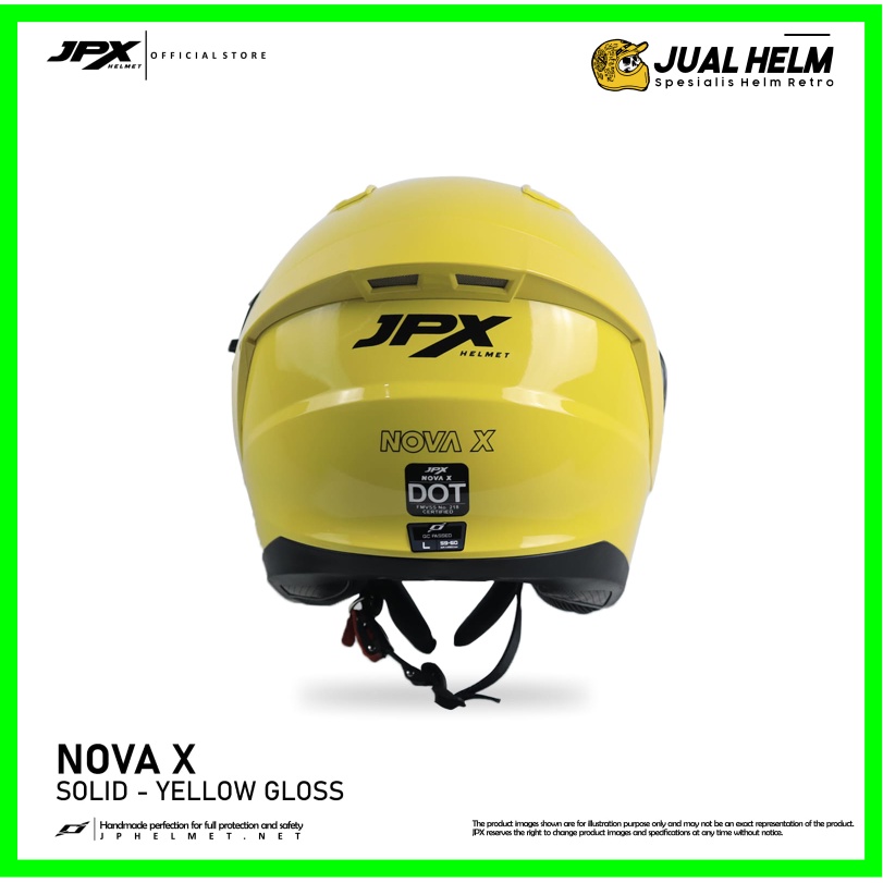 Helm JPX Nova X Yellow Glossy