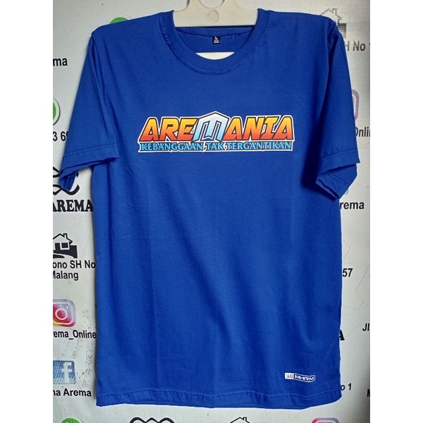 Baju Arema AREMANIA kebanggan tak tergantikan