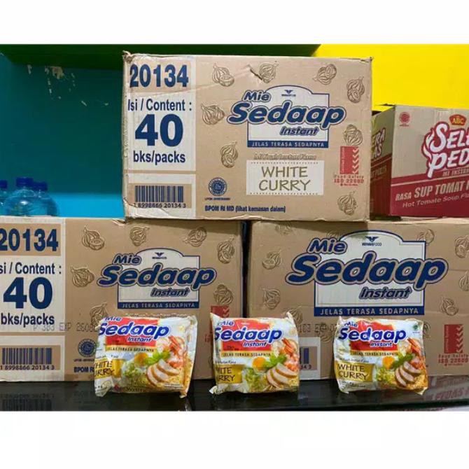 

Terlaris# Mie Sedaap White Curry 1 Dus 40 Pcs Mi Instan Sedap Mi Kuah