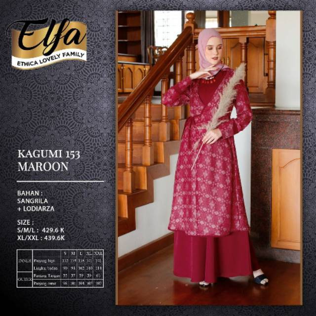 Kagumi 153 Ethica, Gamis Ethica Kagumi 153, Gamis Dewasa Terbaru Ethica Kagumi 153, Gamis Terbaru