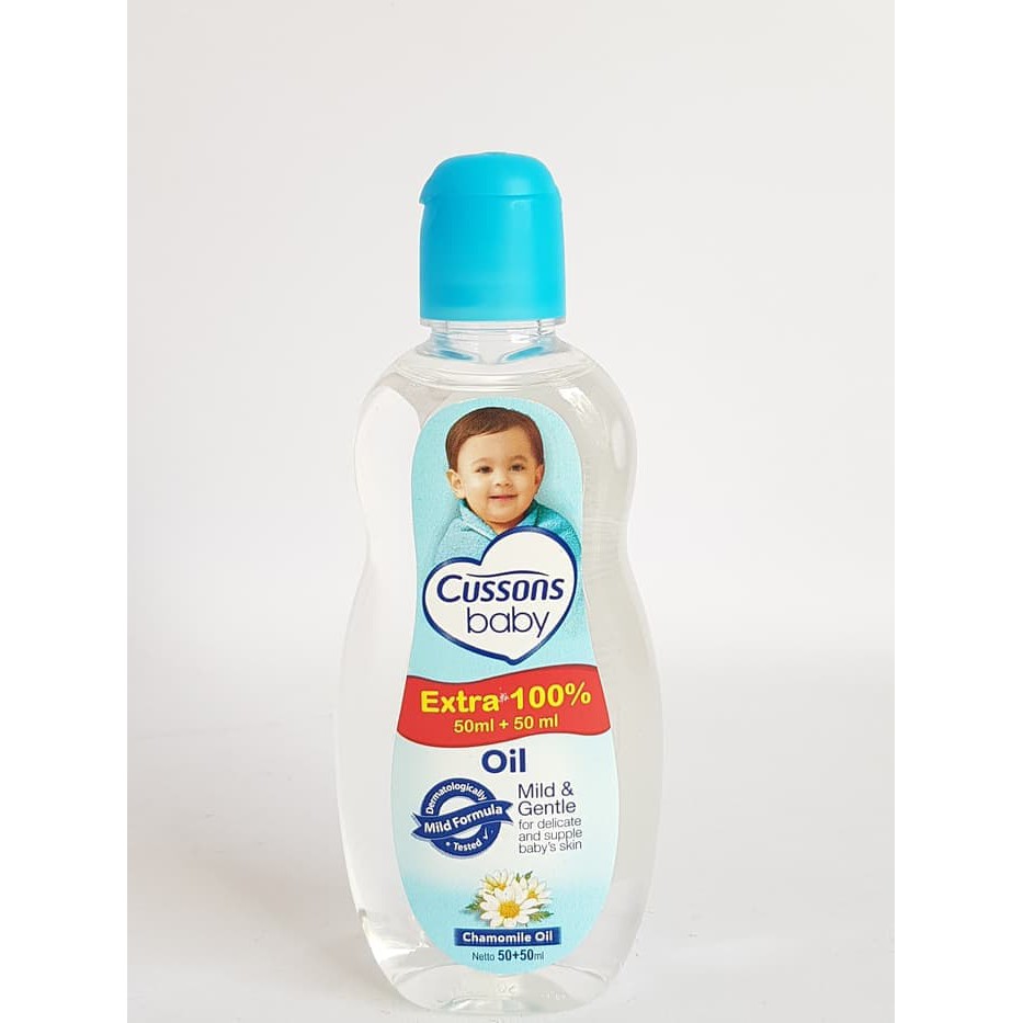 Cussons Baby Oil 100+100ml &amp; 50+50ml