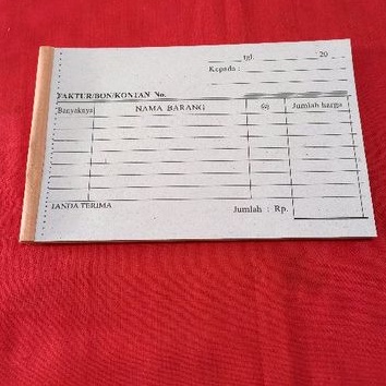 

Faktur Bon Kontan Meliwis Rangkap 1 Coklat
