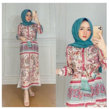 Kekinian 2020 Gamis Trand Remaja Kekinian Gamis Remaja Muslim Terbaru MAXY TITIAN [Gamis 58KWI