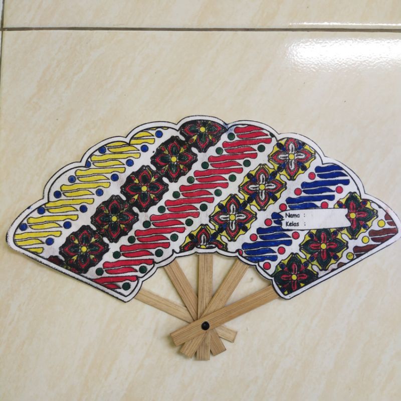 Kipas Kerajinan tangan anak PAUD-TK-SD