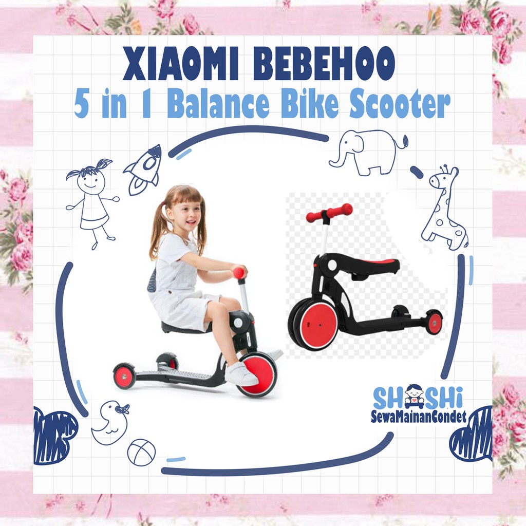 Sewa  Xiaomi Bebehoo 5in1 Balance Bike Scooter