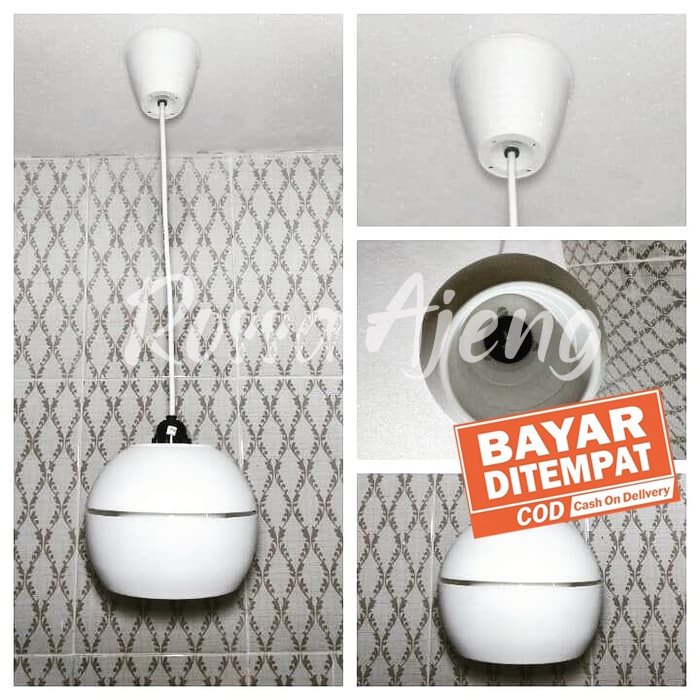 Kap Cover Lampu Gantung Hias Minimalis Putih - PLB2N2 | Shopee Indonesia