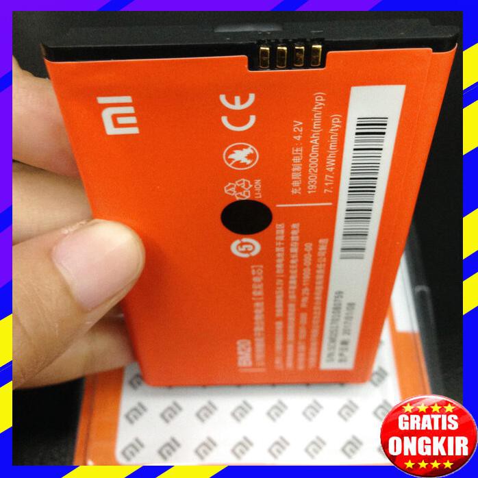 ACC HP BATERAI XIAOMI MI 2 ATAU XIAOMI MI 2S TYPE BM20 2000MAH ORIGINAL CINA