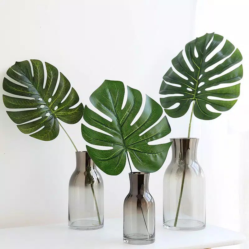 Daun Plastik MONSTERA Artificial Leaf