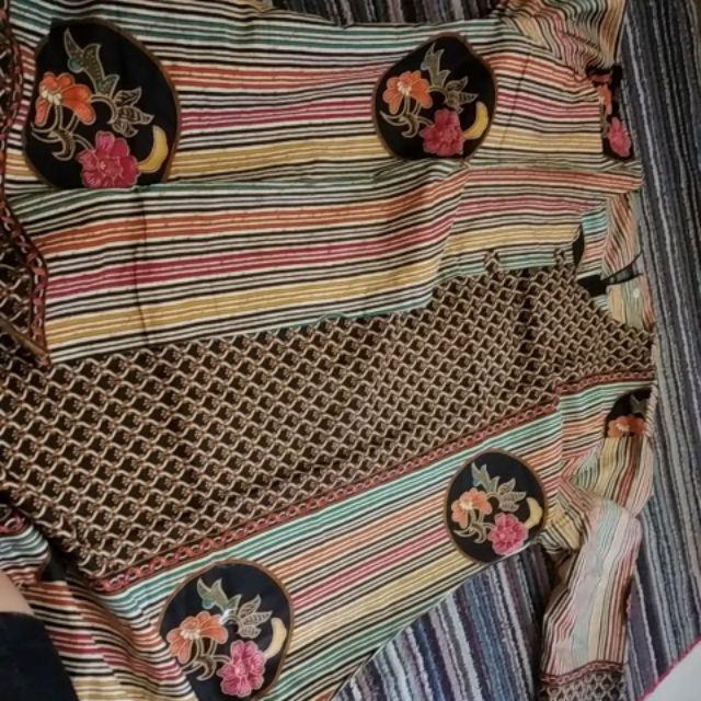 Batik Tunik Zipper Seling Genes Modern Kekinian Pakaian Kerja Kantor Kondangan Selling Seragaman