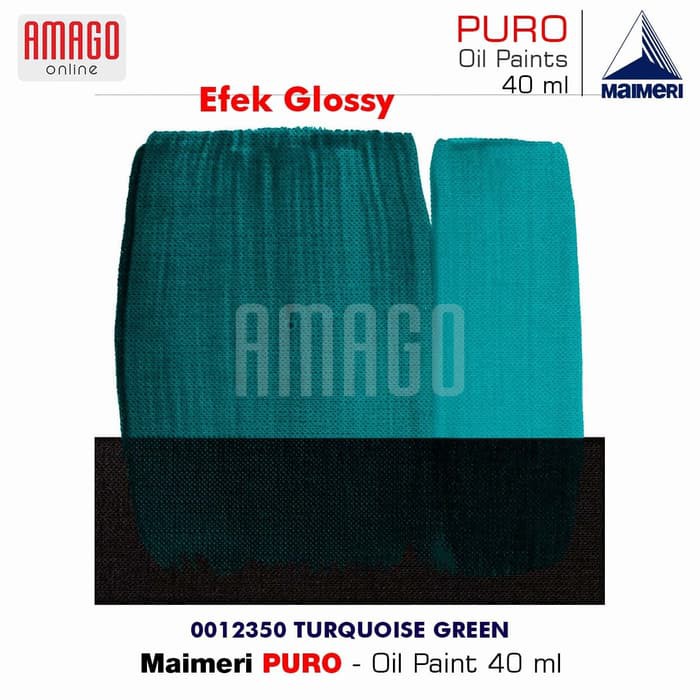 MAIMERI PURO - OIL PAINT - TURQUOISE GREEN - 40ML - M0012350