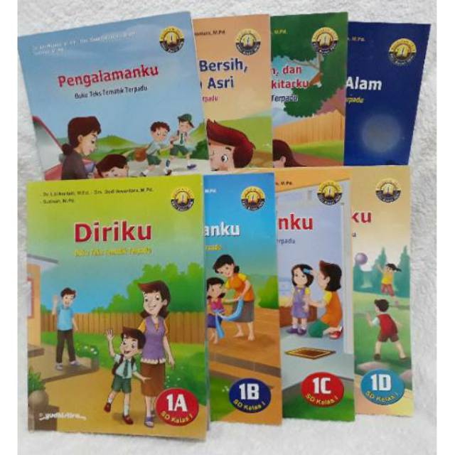 (Preloved) Buku pelajaran sekolah SD kelas 1 Tematik 1D 1E 1F 1G 1H penerbit Yudhistira