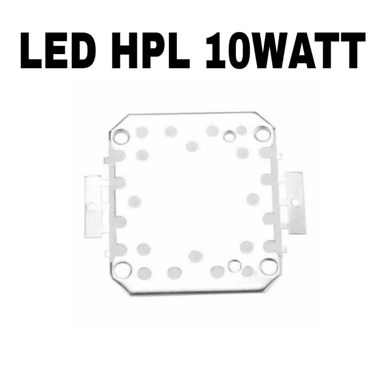 PUTIH HPL COB LED 10 WATT 9-12V DC WHITE LAMPU SOROT 10W SUPER BRIGHT