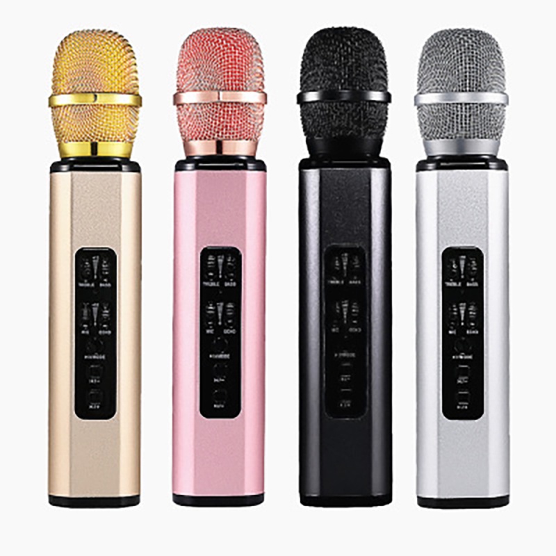 Mic Wireless Bluetooth K6/Microphone Karaoke Stereo Sound player/Mikropon Speaker Super Bas Ktv