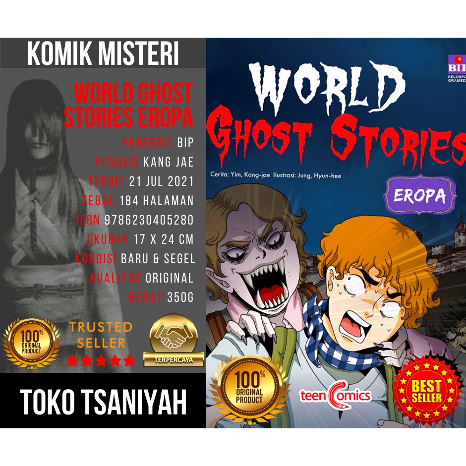 Komik Horor World Ghost Stories Eropa Komik Horror Hantu Misteri Mistery Thriller Mistis Dracula