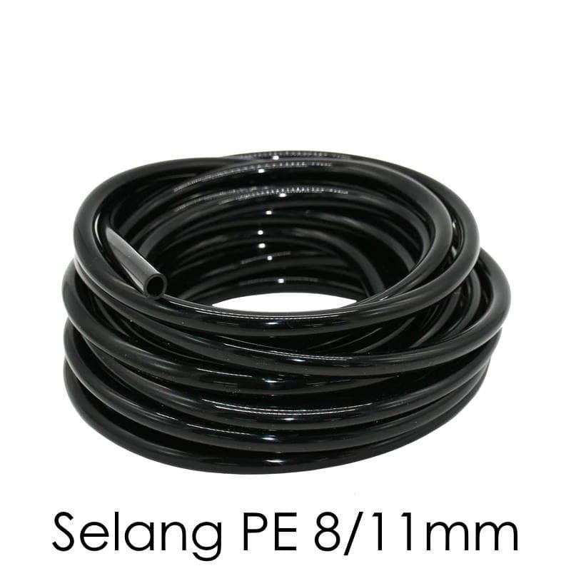 Selang PE 12mm 3/8 inch warna Hitam 11 mm