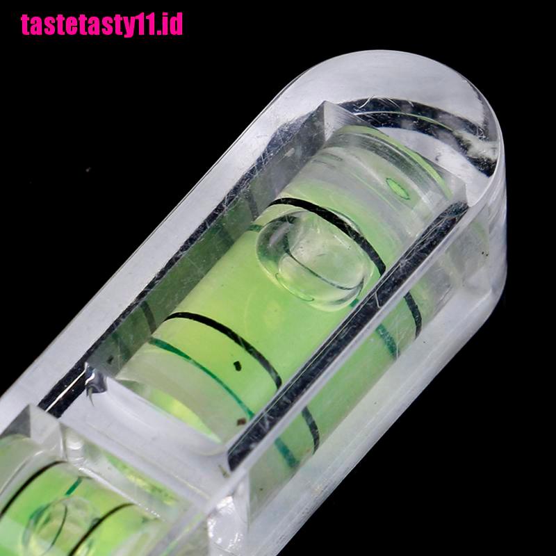 2pcs bubble spirit level mini Bentuk T Bahan Akrilik