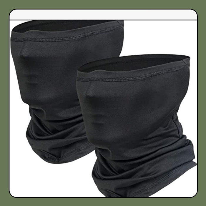 Masker Buff Baf Hitam Sepeda motor Bandana Balaclava Slayer Scarf