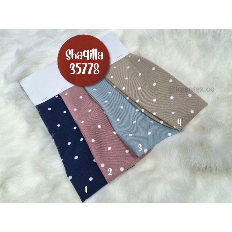 KAIN SHAKILA / SHAQILLA POLKADOT PREMIUM JUAL PER 10 YARD (35778)