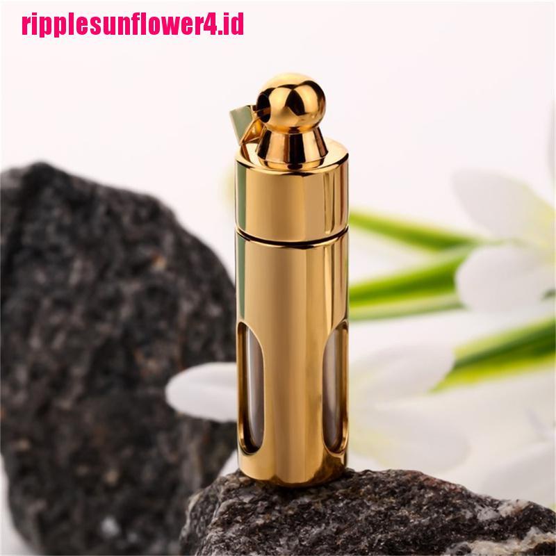 Penyimpanan Parfum Bentuk Silinder Bahan Titanium