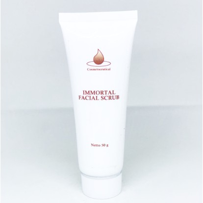 Immortal Facial Scrub 50gr Original / Lulur Wajah BPOM Aman