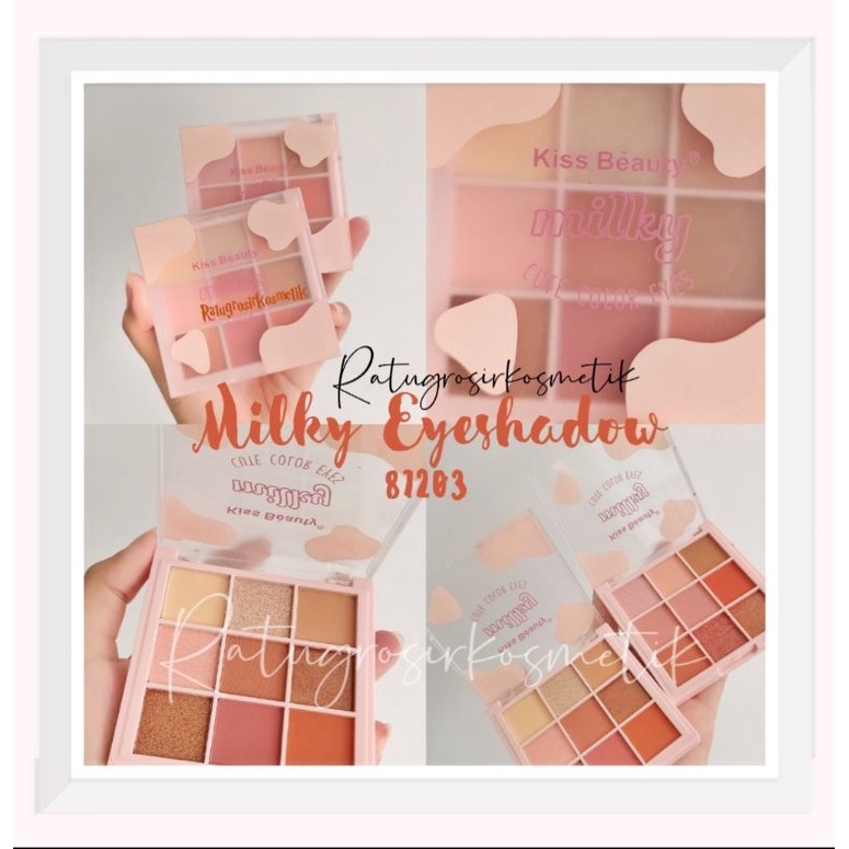 PROMO ECER!!!EYESHADOW PALETTE MILKY CUTE COLOR EYES NO.87203/ROSE NO.924B