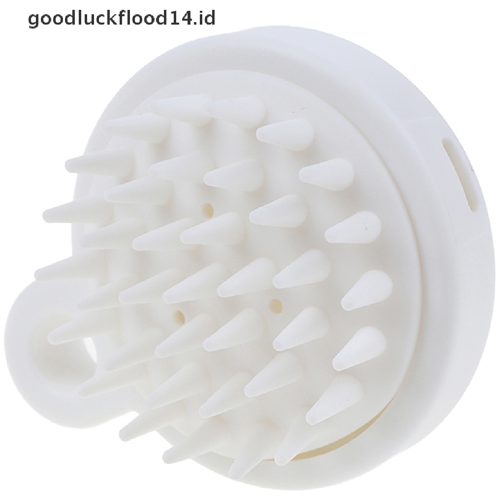 [OOID] Silicone Head Body Shampoo Scalp Massage Brush Comb Hair Washing Comb Bath Tool ID