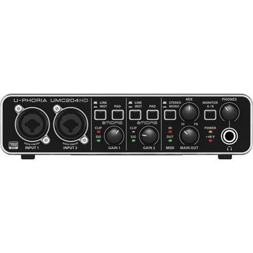 Soundcard Behringer UMC 204HD / UMC-204HD / UMC 204 HD Original