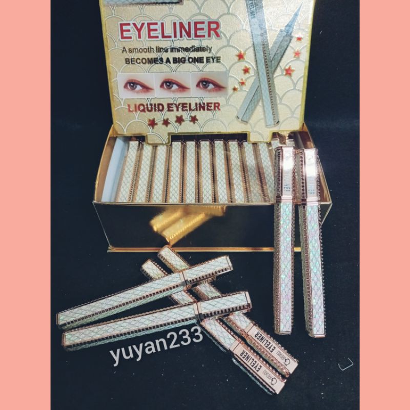 PROMO!!!EYELINER LIQUID SMOOTH CURVE QIANXIU Q183D