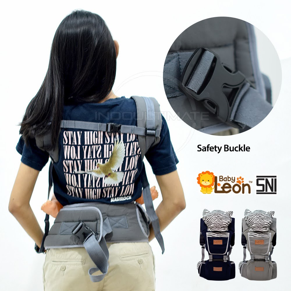 5in1 Way Gendongan Hipseat Bayi BABY LEON + Pelindung Kepala BY-479 BY-490 Gendongan Bayi Model Terbaru Gendongan Bayi Depan Duduk Gendongan Bayi Samping Gendongan Multifungsi Gendongan Bayi Instan Anti Pegal Baby Carrier BY-481 [TANPA TOPI]