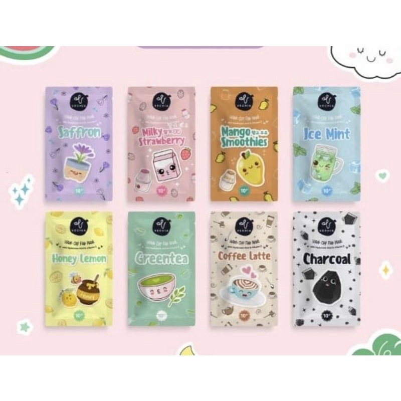 VECHIA WASH OFF MASK 10gr BPOM✅