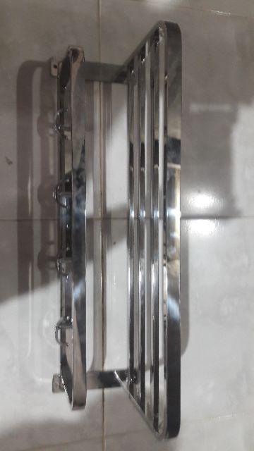 Rak Handuk Lipat 5 Baris Minimalis Stainless 60cm