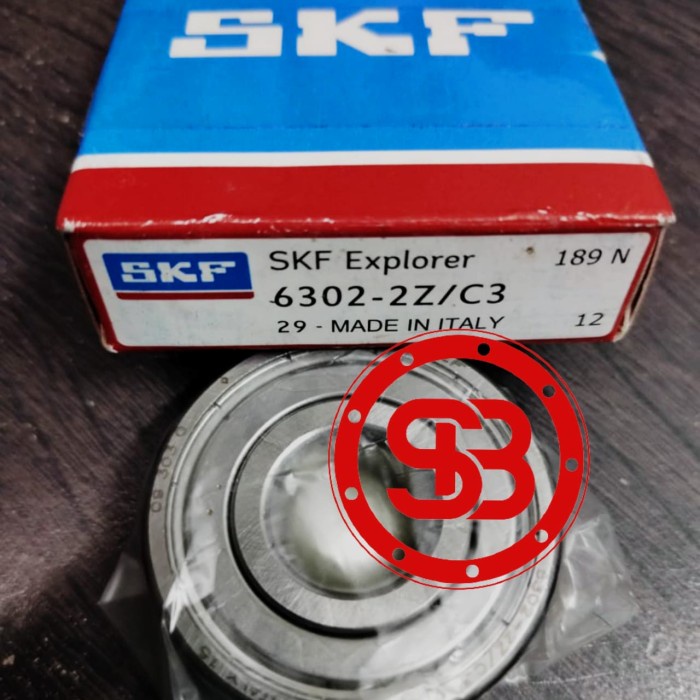 BEARING 6302 ZZ / 6302 ZZ C3 SKF ORIGINAL