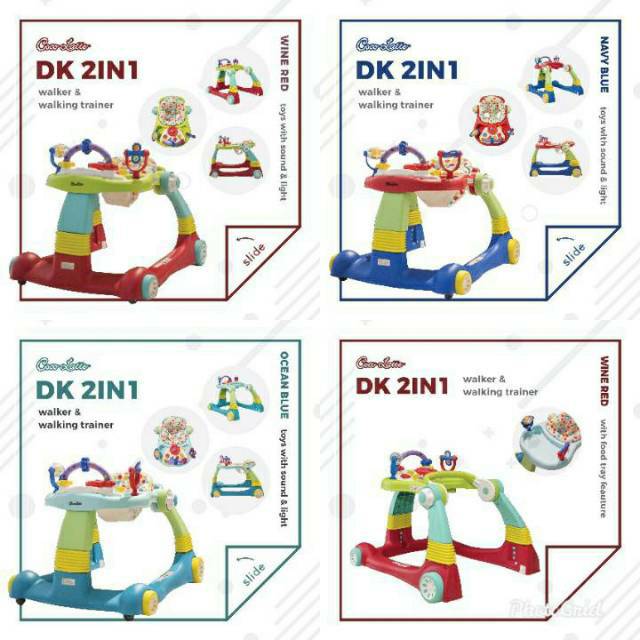 Cocolatte DK 1001 ML 2in1 Baby Walker Walking Trainer Fun / Baby Walker Cocolatte Locco Push Walking Trainer/Alat Bantu Jalan