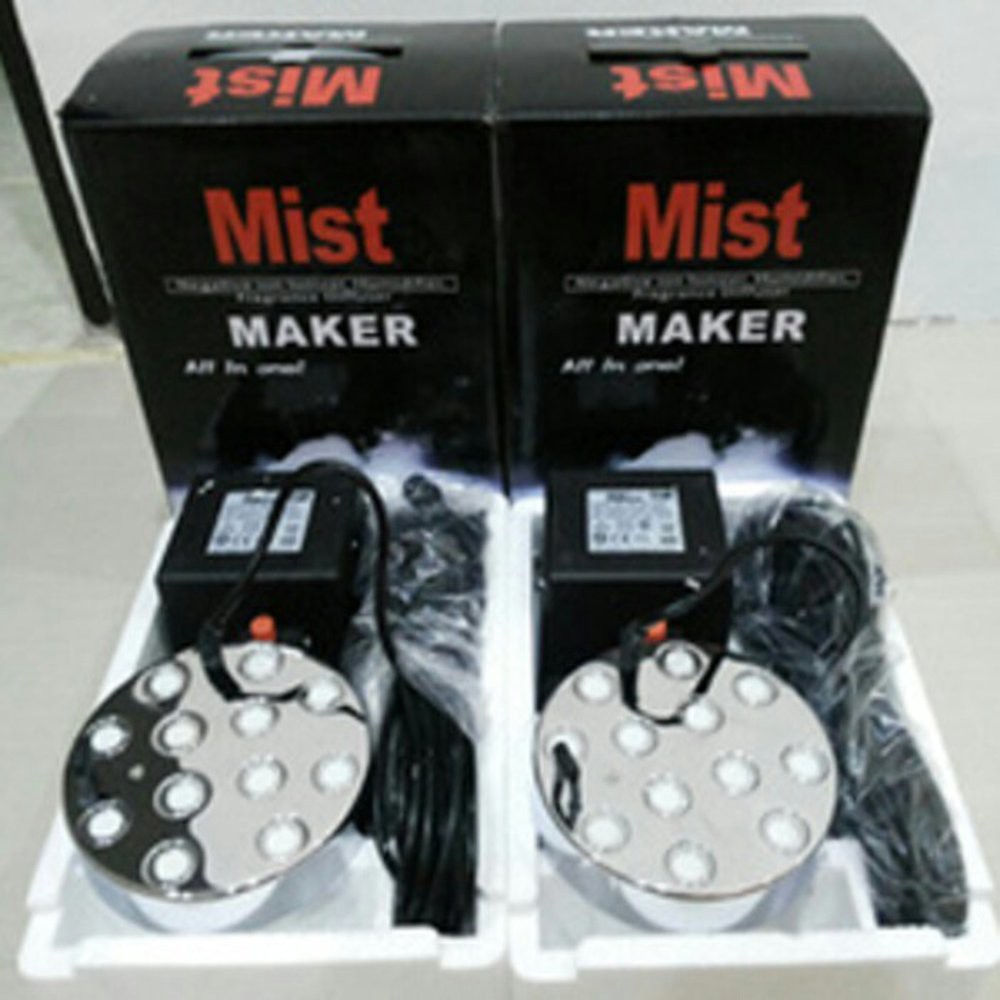 Promo Mesin Kabut Mist Maker 12 mata bulat mesin embun uap Murah