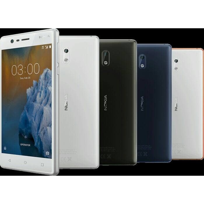 ORIGINAL (ASLI) Nokia 3 Android 2/16Gb Black Grs Resmi