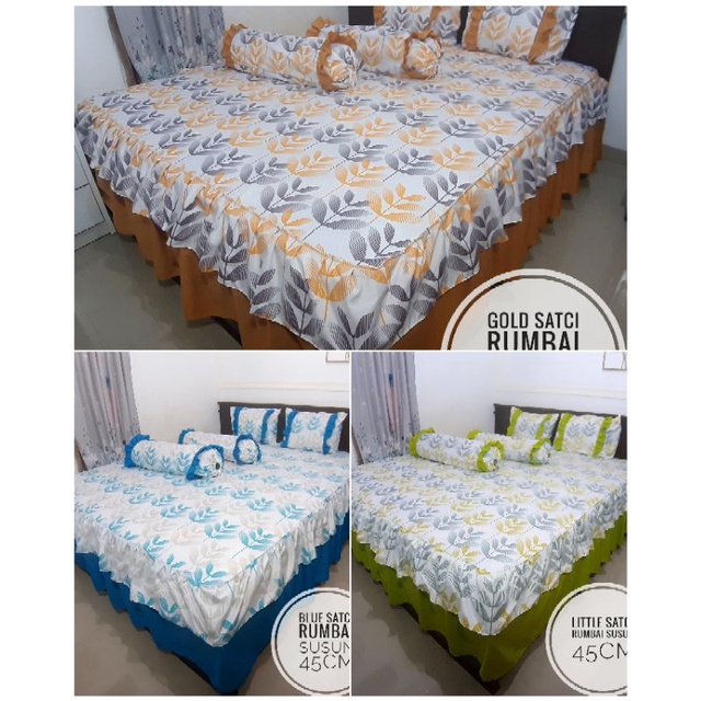 sprei rumbai susun uk no 1 dan 2