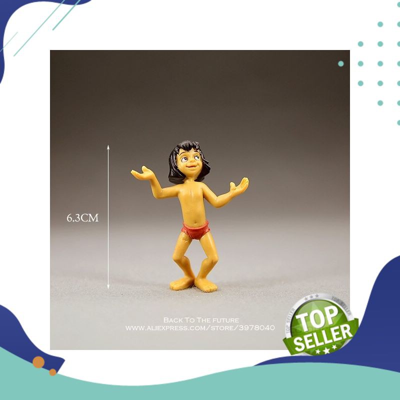 Action Figure Import Disney The Jungle Book 6.3 Cm Boneka Action Figure Postur Anime Dekorasi Koleks