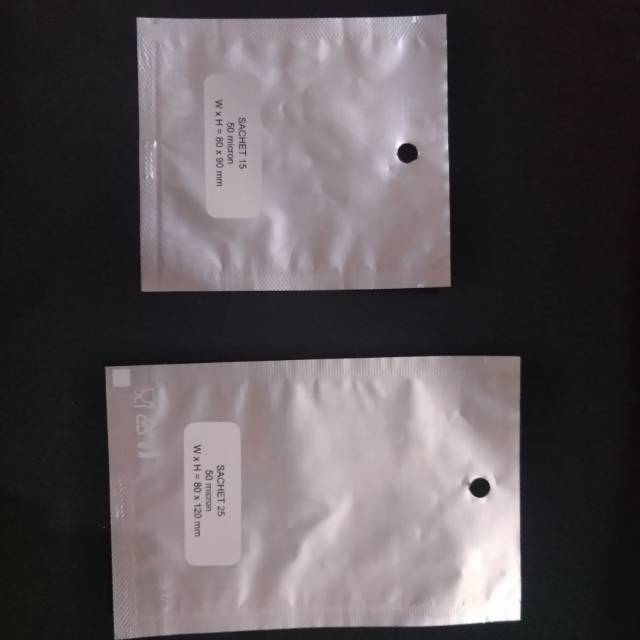 Sachet alumunium foil 15 gram (8x9), K pack