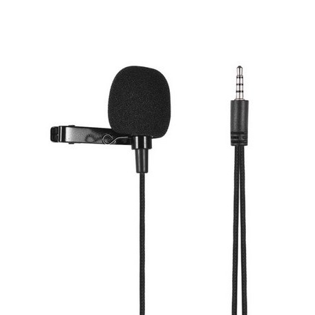 ITSTORE Microphone Clip On Mic Aidop Kabel Aux 3.5mm Lavalier GL-142